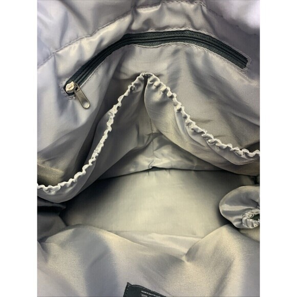 Lug Taxicab Tote Bag Gray Quilted Purse Zip Travel Pockets Large Purse Bag - Picture 13 of 16